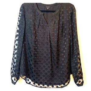 Talbots Polka Dot Top